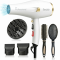Realair 1668 Salon-Grade Hair Dryer - White